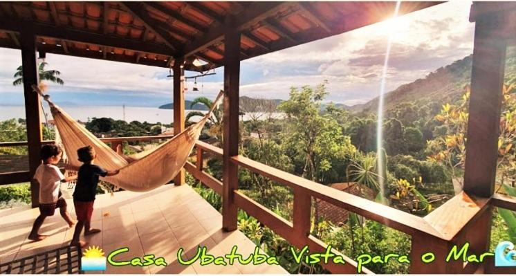 Casa Ubatuba Vista Para O Mar Exterior foto
