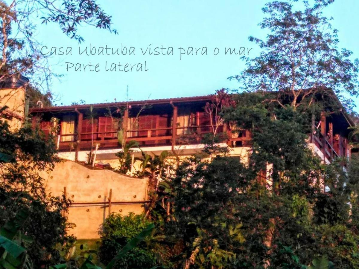 Casa Ubatuba Vista Para O Mar Exterior foto